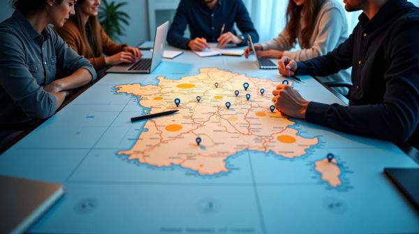 Où se concentrent les agences web en France